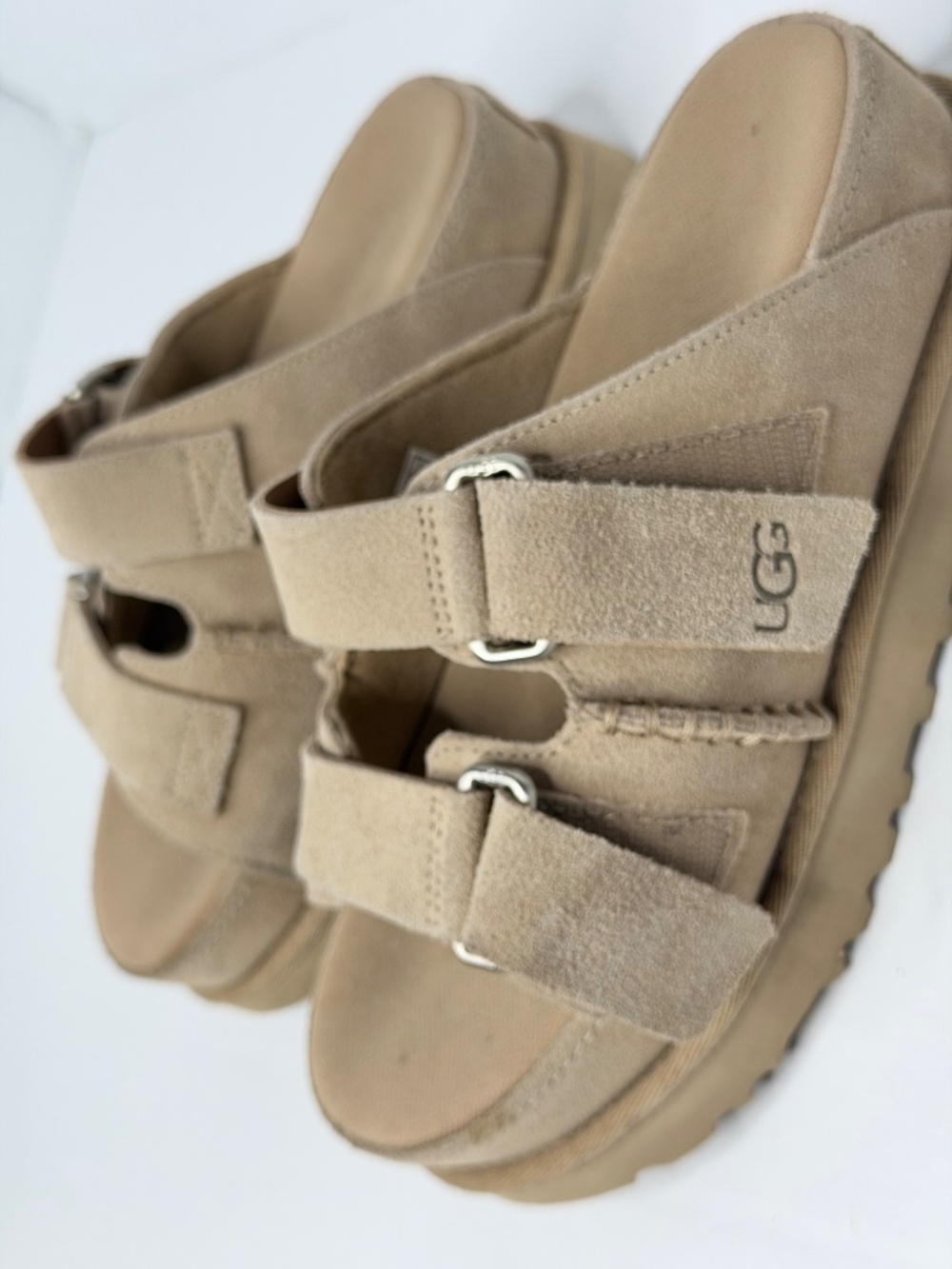 UGG Goldenstar Hi Slide Platform Sandals shoes exclusively for anthropology - Picture 9 of 13